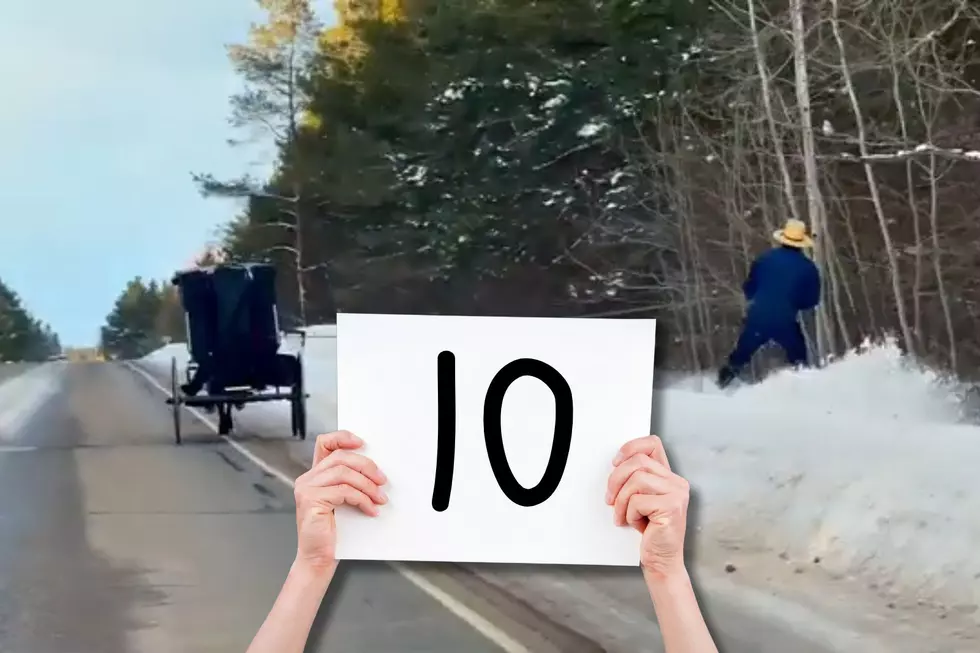 Amish Yooper Caught on Camera Skiing Behind Buggy in the U.P.
