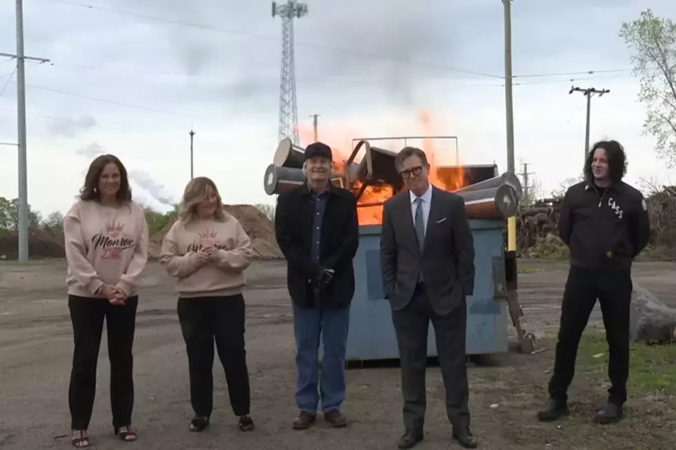 Stephen Colbert’s secret trip to Michigan ended in a total dumpster fire